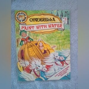 ✨Vintage Cinderella Paint With Water Book NWT✨
